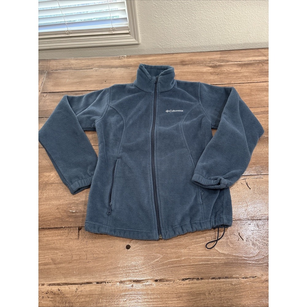 Columbia Women's Sawyer Rapids 2.0 Full Zip Front‎ Fleece Jacket X Small Navy